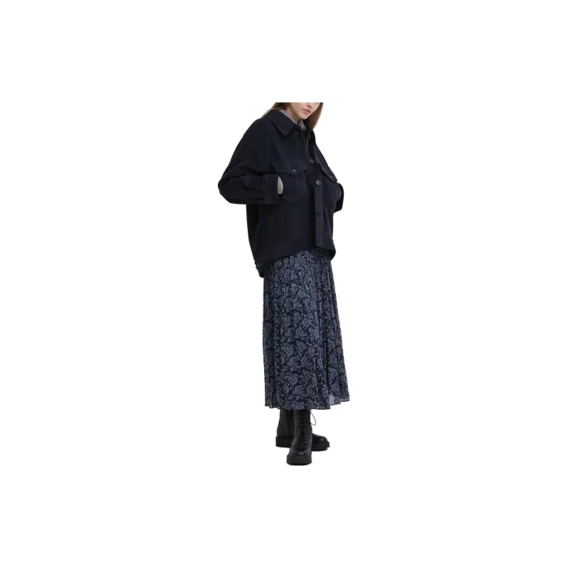 UNIQLO x Clare Waight Keller FW23 Jackets Coats Women's Navy Blue-1