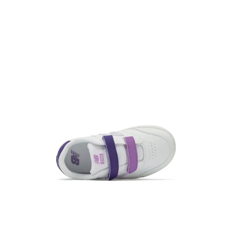 New Balance NB CT60 Low-Top Toddler Shoes White Purple Infant And Toddler-2