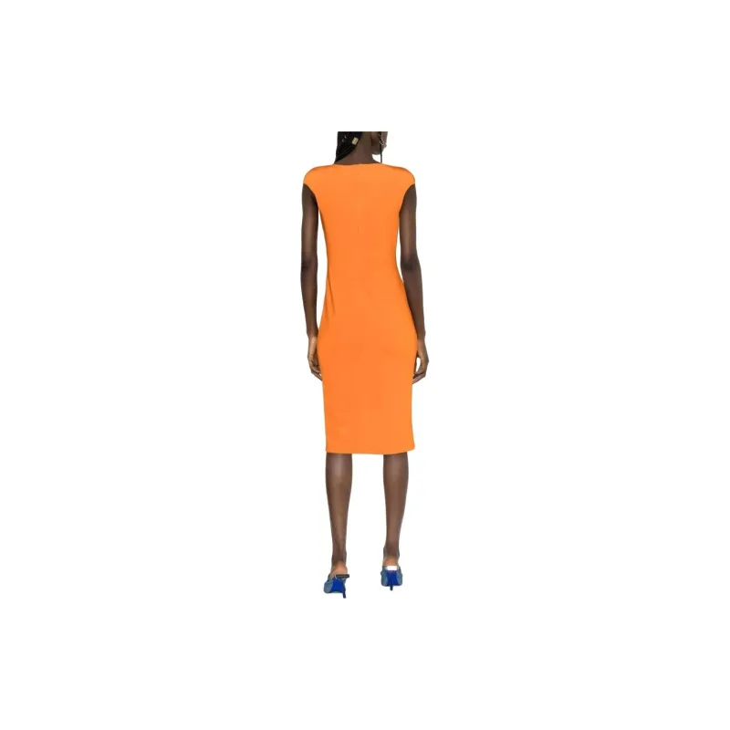 PINKO Sleeveless Dresses Women's Carrot Orange-2