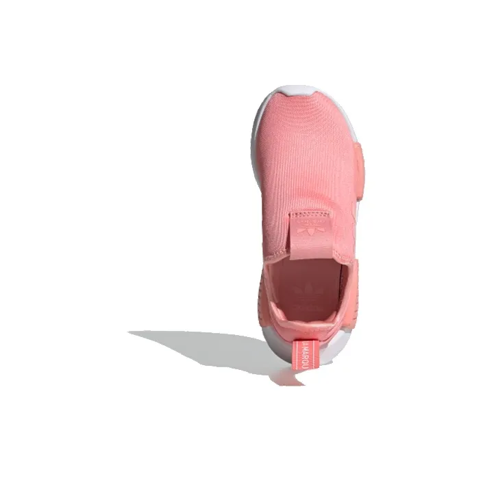 Adidas Originals NMD 360 C Non-slip Lightweight Low-Top Running Shoes Pink White Children Aged 3-7 Years Old-4