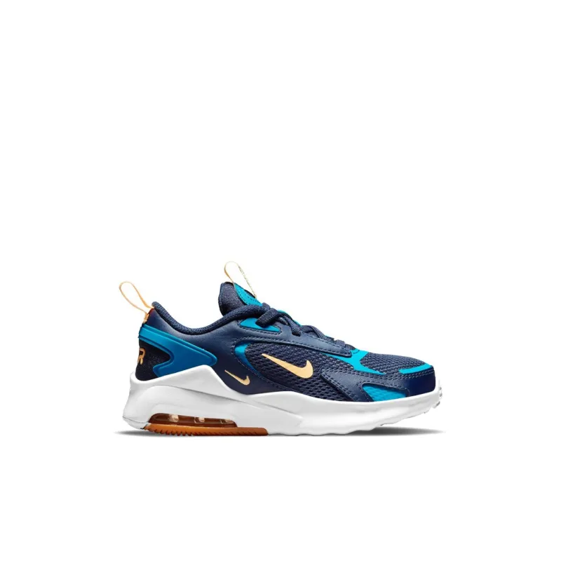 Nike Air Max Bolt Low Top Kids Lifestyle Shoes Blue Apricot Children Aged 3 7 Years Old-1