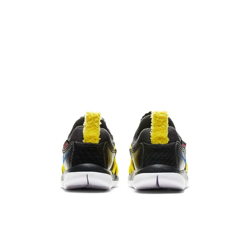 Nike Dynamo Free Mic QS Low Top Sports Casual Shoes Black Yellow Infant And Toddler-3