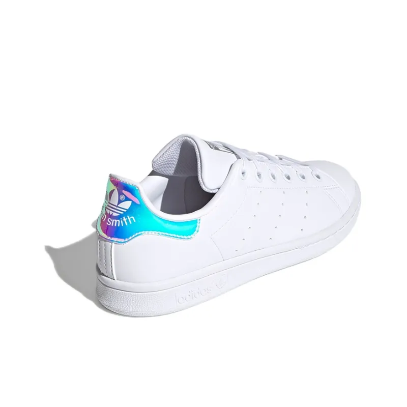 Adidas Stan Smith Cloud White Silver Metallic GS-3