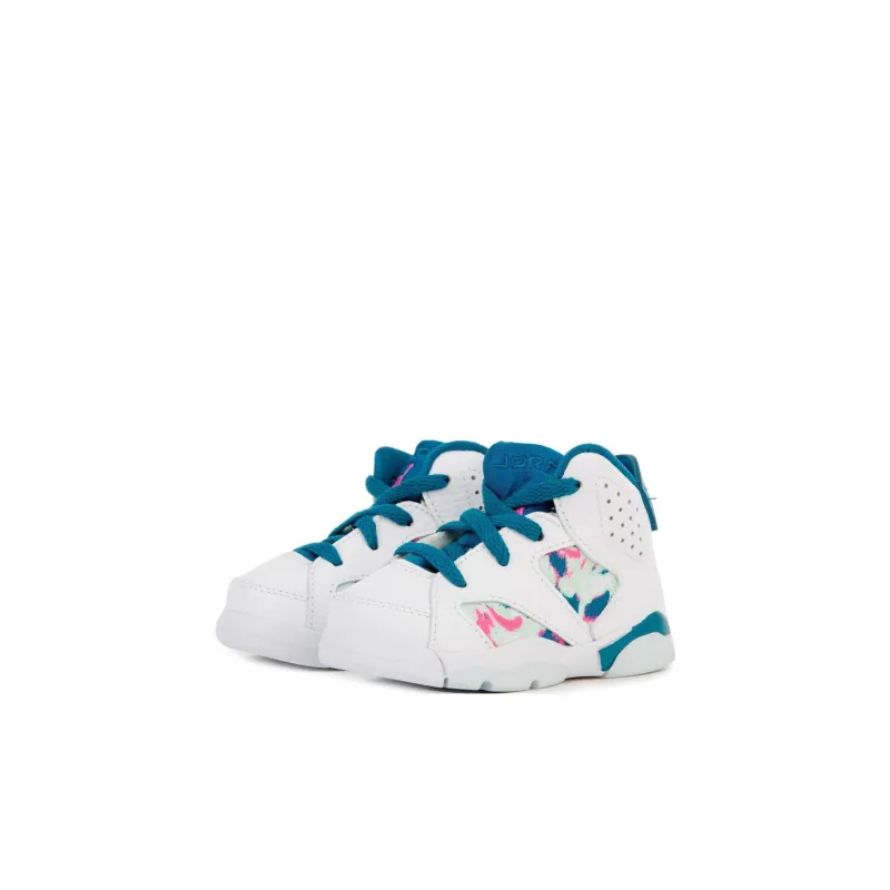 Jordan 6 Retro White Laser Fuchsia Green Abyss TD-2