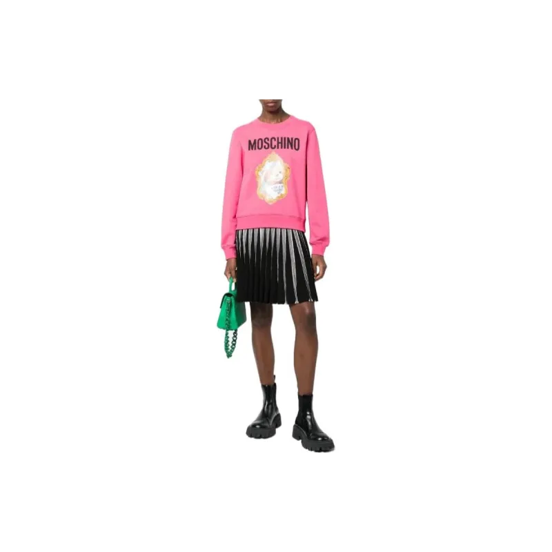 MOSCHINO Sweatshirts Women's Pink-1