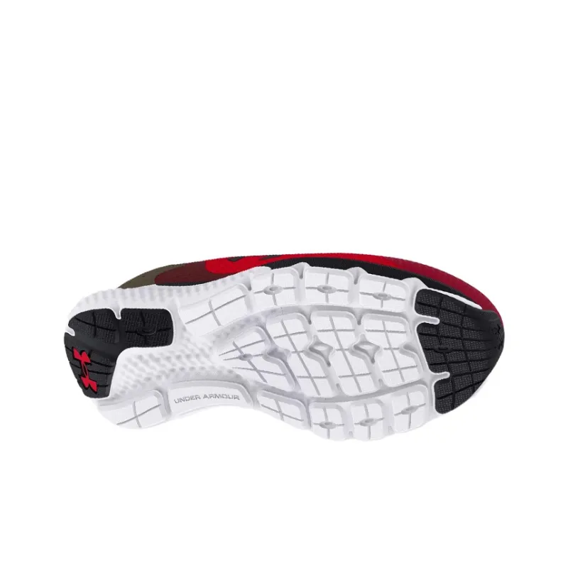 Under Armour Charged Rogue 3 Cushioned Slip Resistant Abrasion Resistant Low Top Kids' Running Shoes Red Teenagers-4