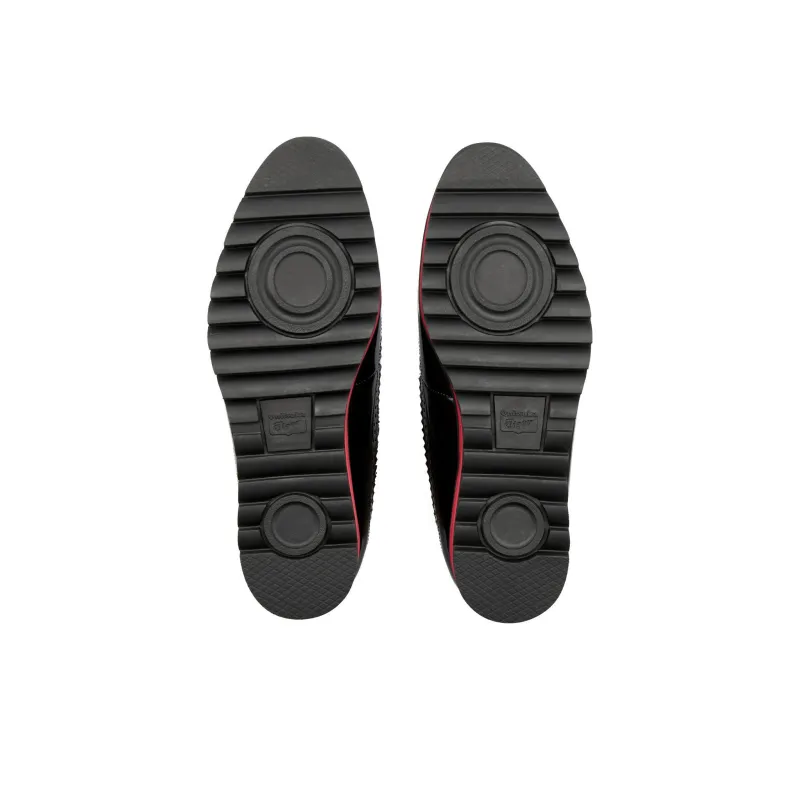 Onitsuka Tiger BROGUE Casual Single Shoes Women's Black-4