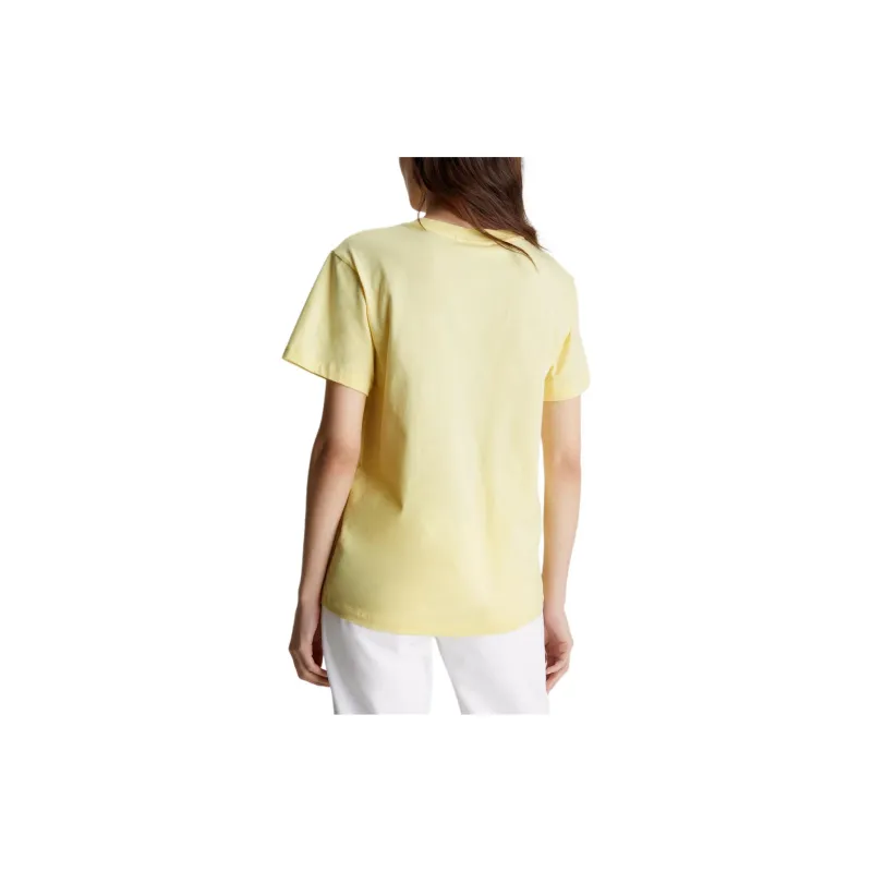 CALVIN KLEIN T-Shirt Women's Touch Me Not Yellow Europe Version-3