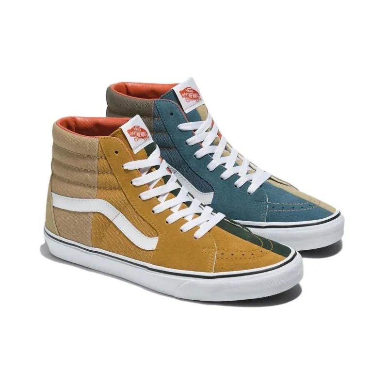 Vans Sk8 Hi Split Duck Canvas 'Beige Gold'-2