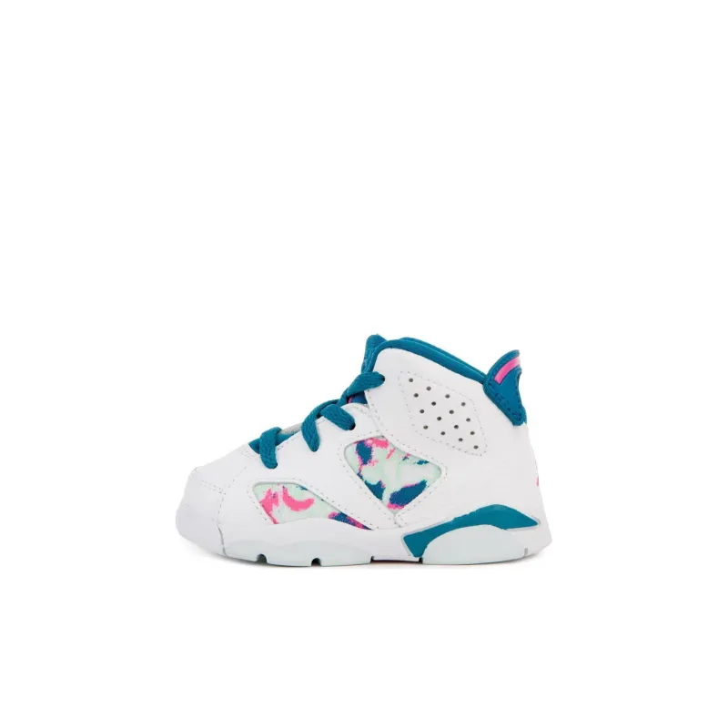 Jordan 6 Retro White Laser Fuchsia Green Abyss TD-0
