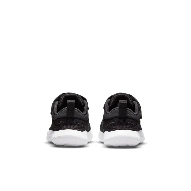 Nike Free RN 2021 Low Top Running Shoes Black White Infant And Toddler-3