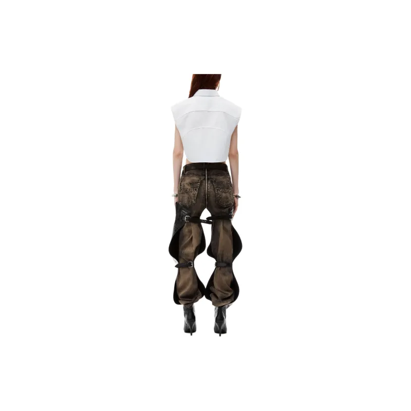 Alexander Wang Cropped Sleeveless T Shirt-2