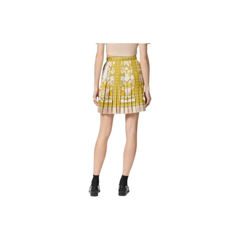 VERSACE Barocco Printed Pleated Skirt-3