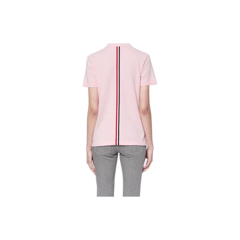 THOM BROWNE Polo Shirts Women's Pink-3