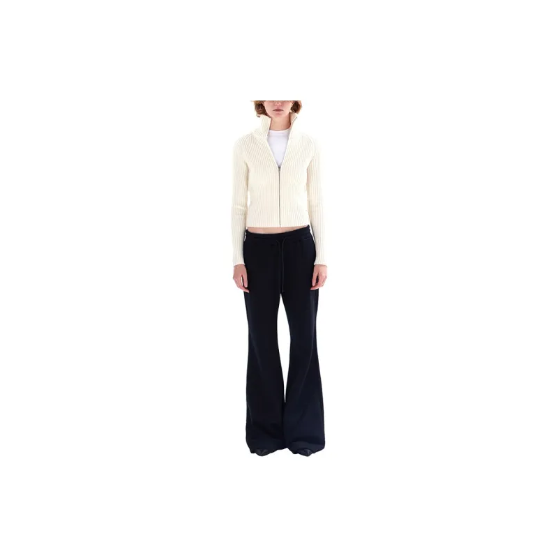 Fax Copy Express Flared Pants Sports Pants Women's Black-2