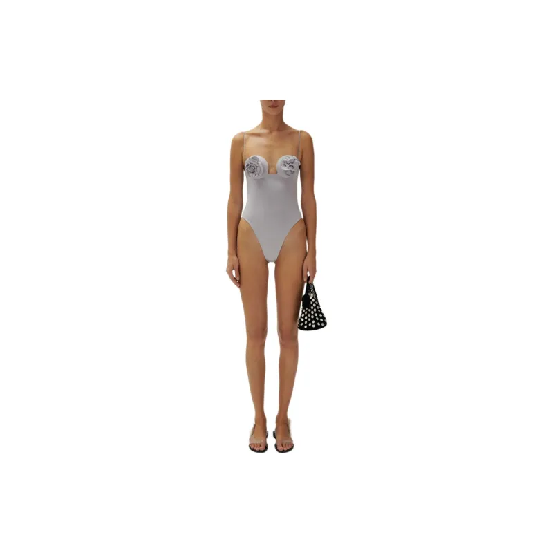 MAGDA BUTRYM SS24 One-piece Swimsuit Women's Gray-2