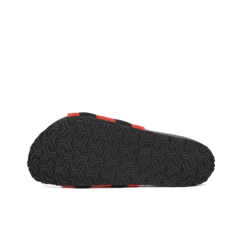 THE NORTH FACE Quick Dry Slide Slippers Unisex Red Korean Style-4