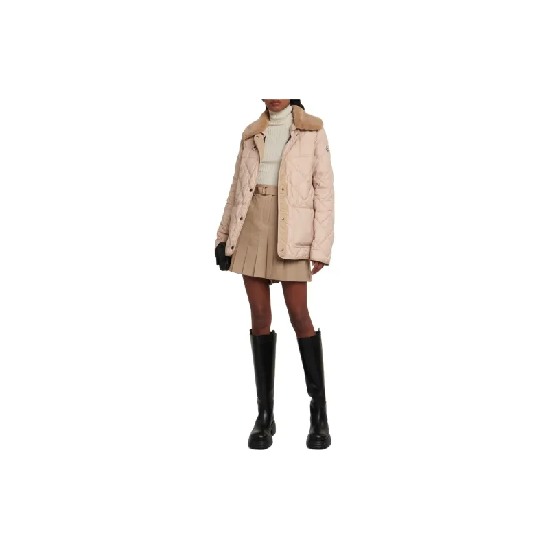 Moncler Down Jackets Women's Khaki-1