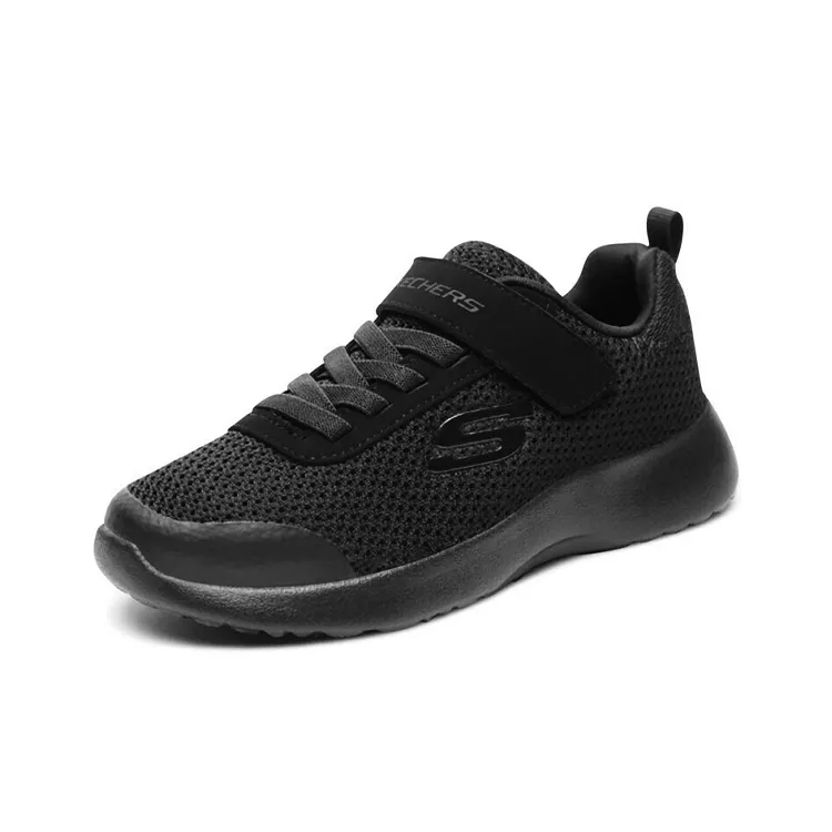 Skechers Dynamight Cushioning Anti Slip Wear Resistant Breathability Low Top Kids' Running Shoes Black Teenagers-2