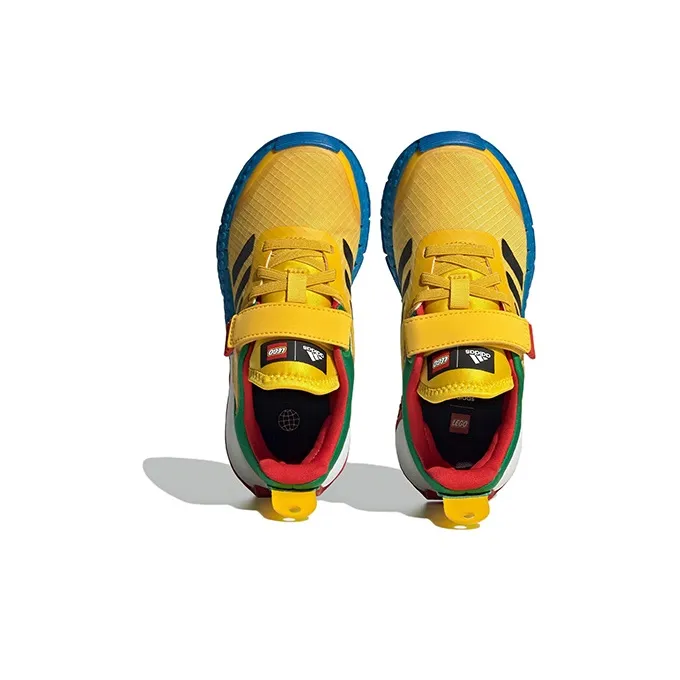 LEGO x Adidas Sport Pro Dna Abrasion Resistant Low Top Sports Casual Shoes Yellow Green Blue Kids'-3