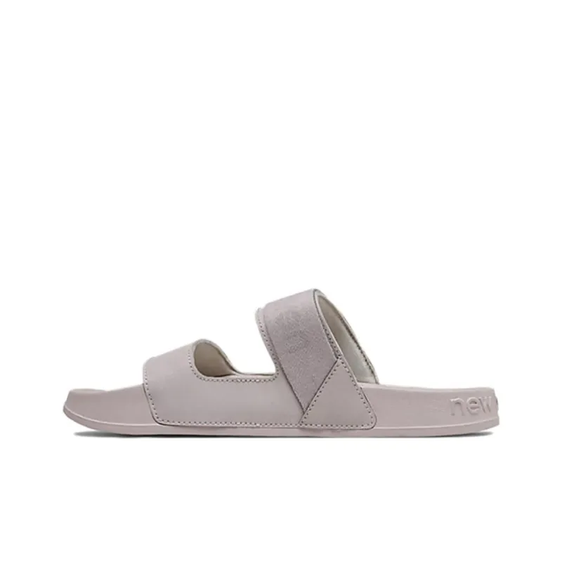 New Balance NB 202 Rubber Sole Slip Resistant Slide Slippers Women's Gray Purple-0