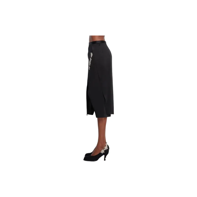 Christopher Kane Casual Long Skirts Women's Black-4