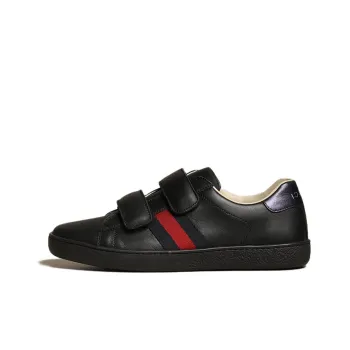 GUCCI Kids Touch strap Web Sneakers