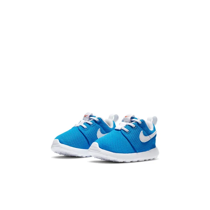 Nike Roshe One Low Top Toddler Shoes White Blue Infant And Toddler-2
