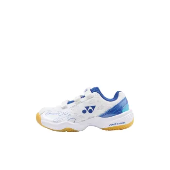 YONEX Power Cushion Low Top Badminton Shoes White Blue Kids