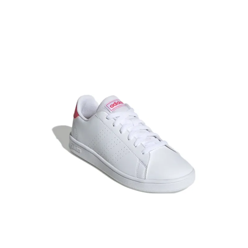 Adidas Advantage J 'White Real Pink'-2