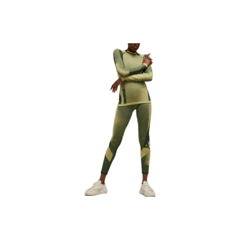 Y-3 Casual Pants Women's Yellow Green-1