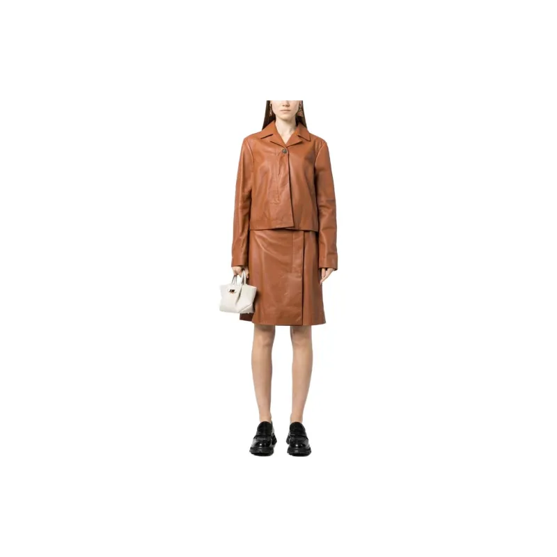 Paul Smith Casual Short Skirts Women's Dark Brown-1
