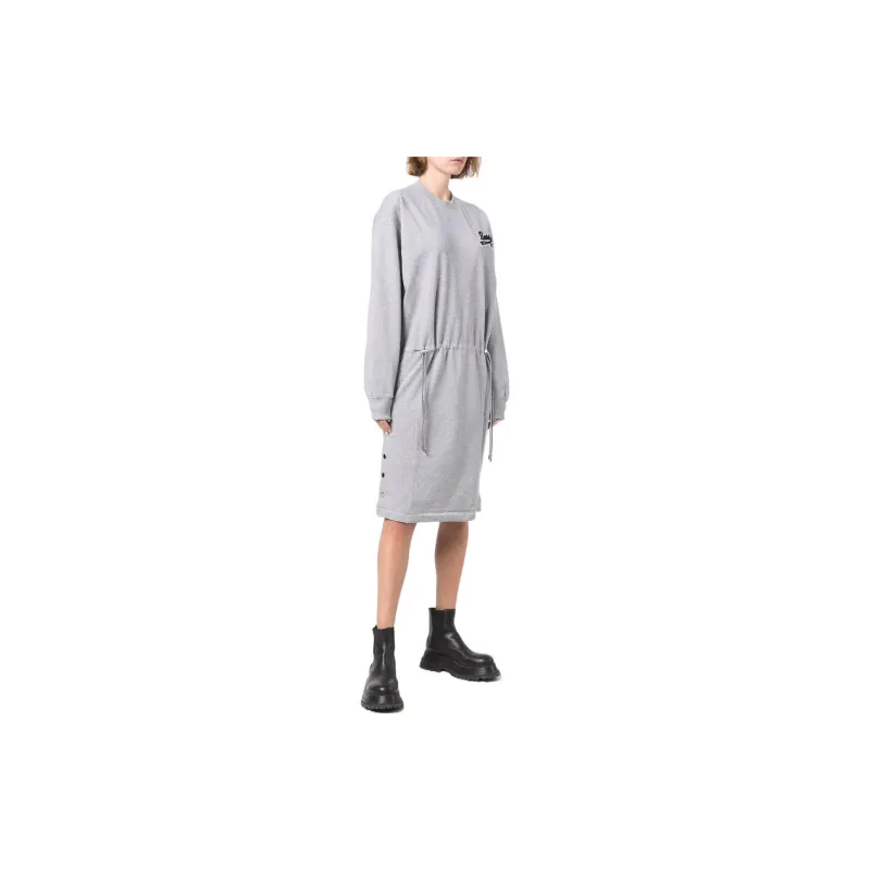 Russell Athletic X HUGO BOSS Long Sleeved Dresses Women's Gray-3