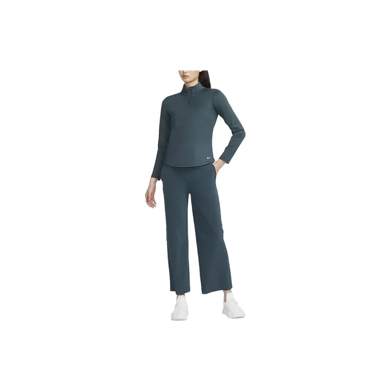 Nike Dri-FIT Bliss Casual Pants Women's Dark Forest Green-2
