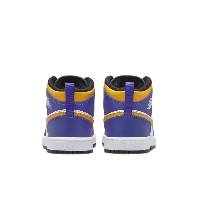 Jordan 1 Mid Lakers PS-4