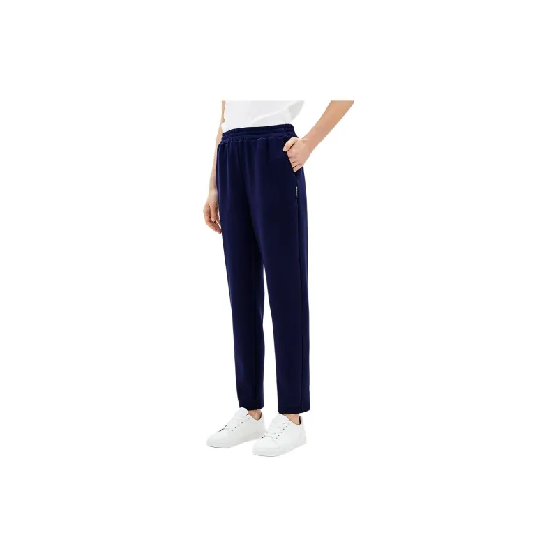 XII BASKET Casual Pants Women's Navy Blue-2