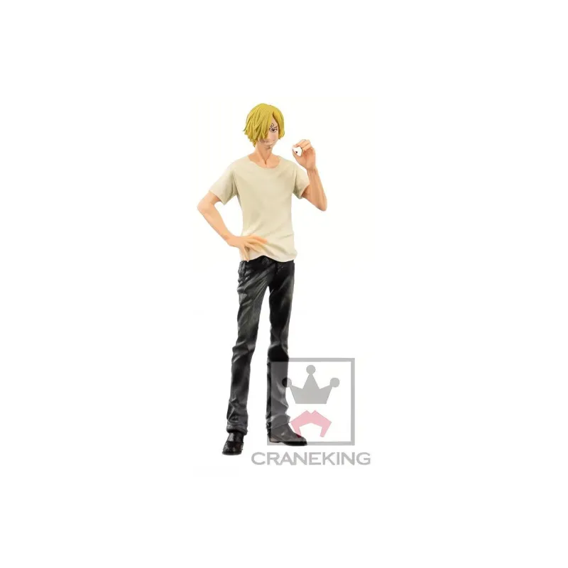 BANPRESTO Sanji Glass Factory Jeans Freak Vol.8 One Piece Bonus Gifts-4
