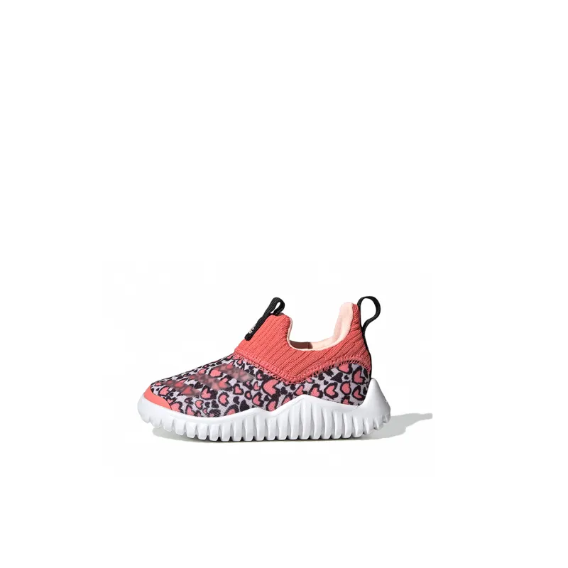 Adidas Rapidazen 2 I Slip Resistant Low Top Toddler Shoes Pink White Infant And Toddler-0
