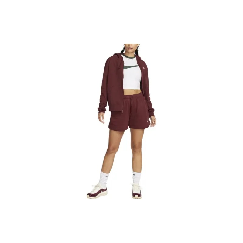 Nike Sportswear Club Fleece Sports Shorts Women's Deep Red-1