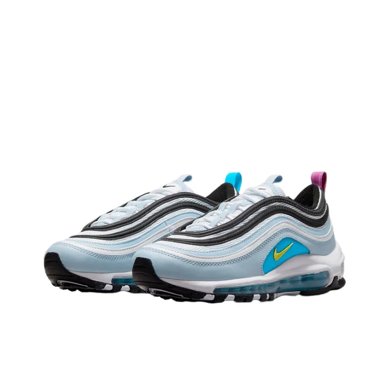 Nike Air Max 97 Blue Whisper Opti Yellow GS POIZON