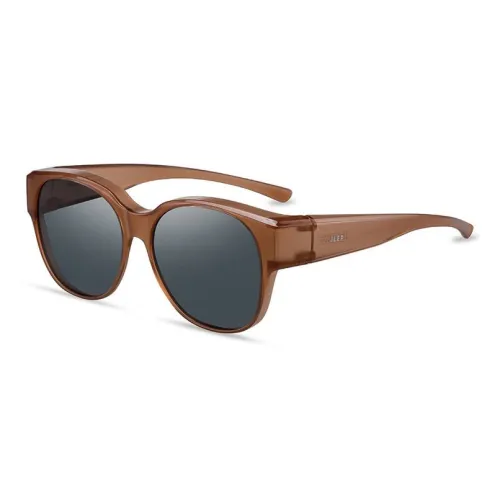 Jeep TR/Memory Plastic Round Sunglasses Unisex