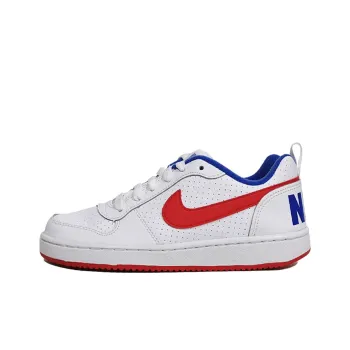 Nike Court Borough Low White Blue Red GS