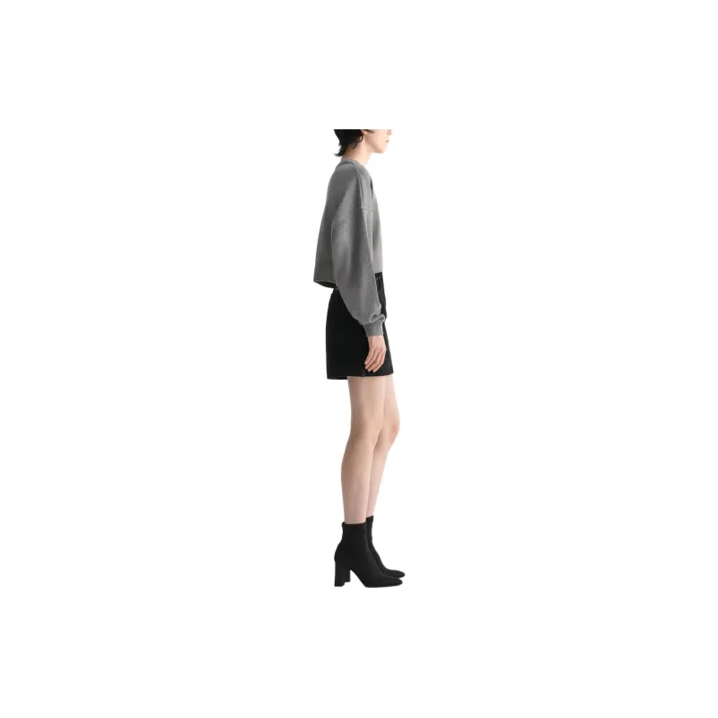 KARL LAGERFELD Denim Short Skirts Women's Black-1