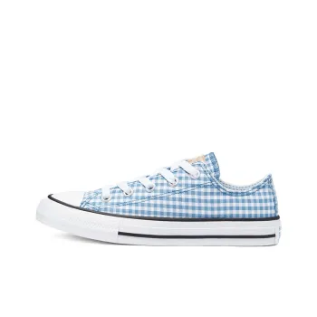 Converse Chuck Taylor All Star Low Top Durable Breathable Low Top Kids Canvas Shoes Blue White Teenagers