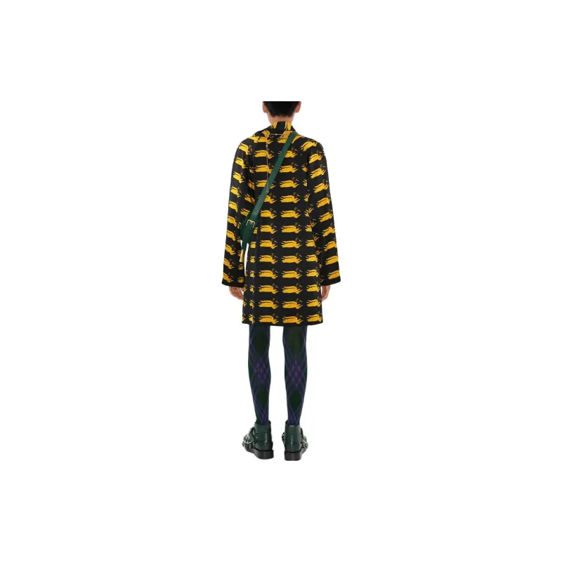 Burberry Duck Printed Long Sleeved Mini Dress-2