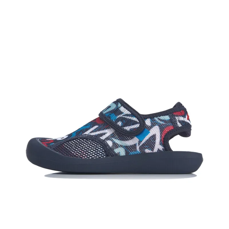 LINING YOUNG Breathable Children's Sandals Blue Gray Teenagers-0
