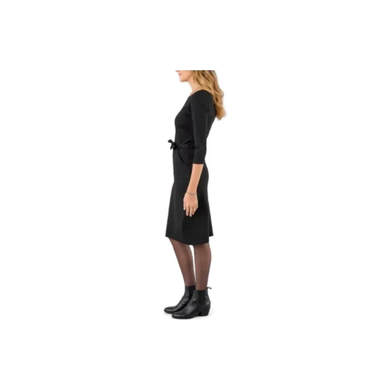 Agnes B. Long-Sleeved Dresses Women's Black-2