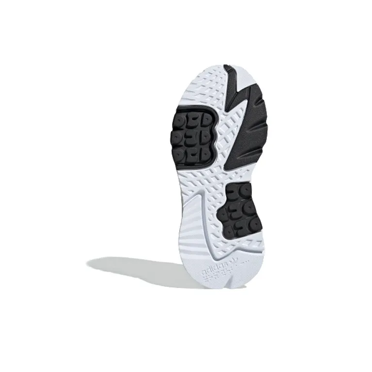 Adidas Originals Nite Jogger Low Top Sports Casual Shoes White Brown Teenagers-4