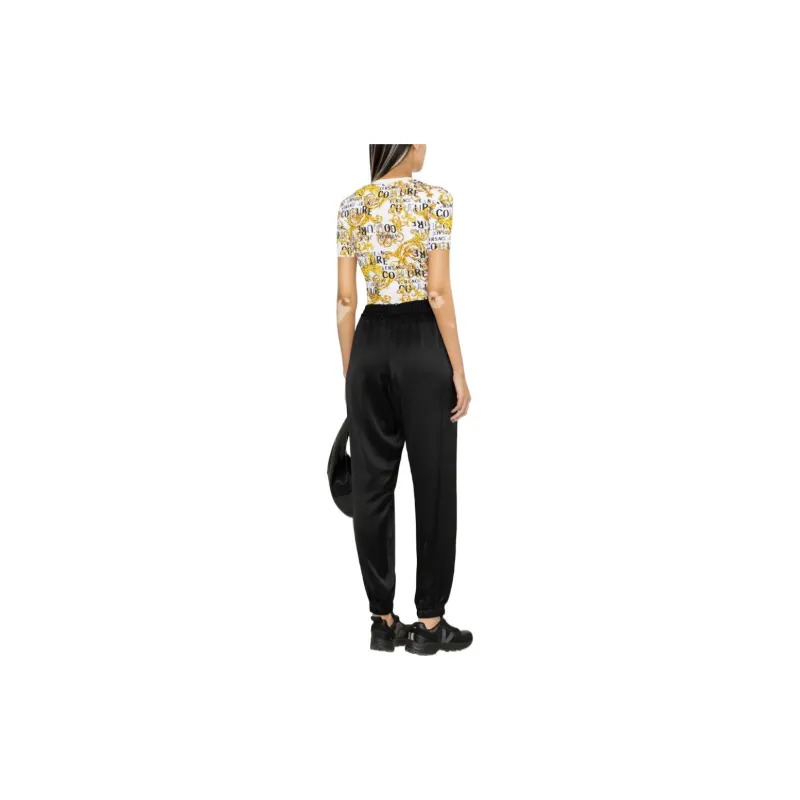Y 3 Knitted Sweatpants Women's Black-1