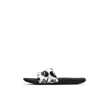 Nike Kawa Stitching Slippers Black White Kids'